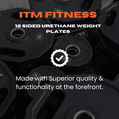 12 Sided Urethane Weight Plates