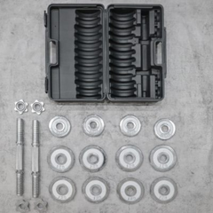 15kg Chromed Dumbbell Set