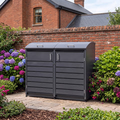 2 Bay Curved Cresent Bin - Premium