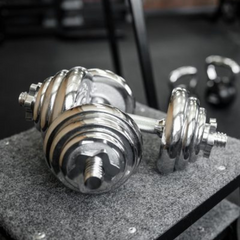 20kg Chromed Dumbbell Set Of Two - Not In Original Box