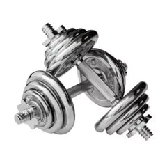 20kg Chromed Dumbbell Set Of Two - Not In Original Box