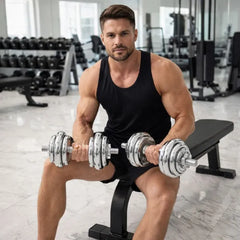 20kg Chromed Dumbbell Set Of Two - Not In Original Box