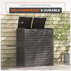 Bin Inside or Outdoors 230L ( 78 x 41 x 86cm )