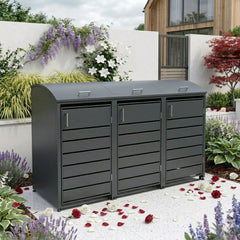 3 Bay Curved Cresent Bin - Premium