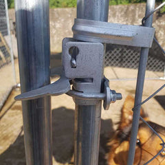 4m x 3m x 2m - 13ft x 10ft x 6.6ft - Dog Run – Heavy Duty Bars 33mm With Free Roof