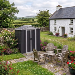 Metal Shed 5x3FT (1.5 x 0.9m) x Apex Roof - Durable Outdoor Storage Solution