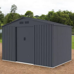 Metal Garden Shed – 6'5" x 9'1" - Weatherproof Secure Durable Outdoor Storage