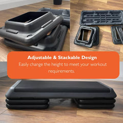 Aerobic Step Platform with Adjustable Risers