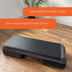 Aerobic Step Platform with Adjustable Risers