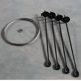 Zinc Steel Shed Anchoring Kit – Durable, Weather-Resistant & Easy Assembly for Secure Garden Sheds