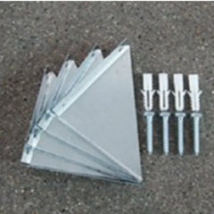 Heavy-Duty Galvanised Metal Shed Anchor Fittings | Secure Garden Buildings to Concrete