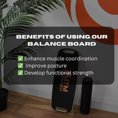 Balance Surf Board — Stability Trainer & Core Workout Board