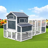 Chicken Shack Chicken Coop - 6-8 Birds – Grey and White