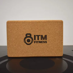Eco-Friendly Cork Yoga Brick (3x6x9 in) | Firm, Natural Support Block for Stability & Alignment