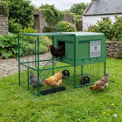 The Egg Chalet Mobile Plastic Chicken Coop (4-6 Hens)