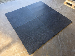 Floor Tiles/Gym Flooring (Pack of 4) - Size: 100x100x2.5cm - Blue