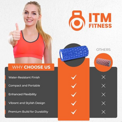 Massage Foam Roller Blue