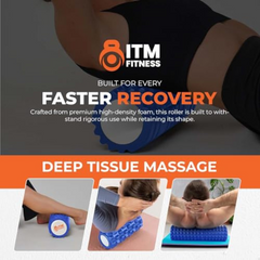 Massage Foam Roller Blue