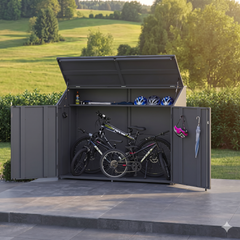 Heavy Duty Bike Shed - 2m X 1m (6.6 x 3.3m)