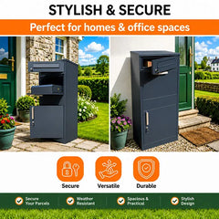 Parcel and Letter Safe (50 x 38 x 112cm)