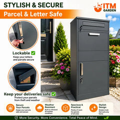 Parcel and Letter Safe (50 x 38 x 112cm)