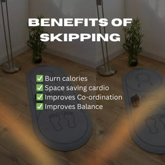 Jumping Mat - Blue - Plyometric Mat (140x60cm) | Cushioned, Non-Slip Fitness Floor Protector