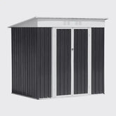 Metal Shed 5x3FT Slanted Roof - Durable Outdoor Storage Solution