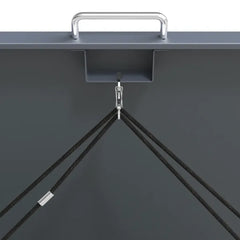 Wheelie Bin Shelter Premium - 4 Bay - Grey