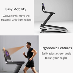 N-101 Commercial SMART Treadmill - 5HP Motor, Watch Netflix and More on a 21.5" Screen, PRO Suspension, Wide Belt