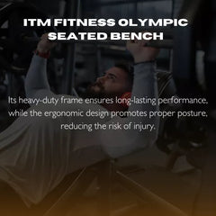 Olympic Seated Bench – Heavy-Duty Shoulder Press Station