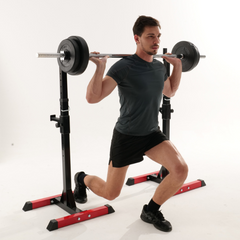Olympic Strength Starter Bundle – Barbell, Rack & Bumper Plates