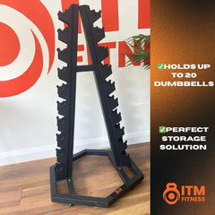 Dumbbell Storage Rack - Heavy Duty Organiser for Home & Gym, Space-Saving Dumbbell Stand