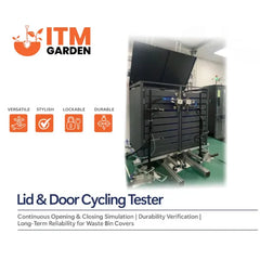 Wheelie Bin Shelter Premium - 2 Bay - Wood Effect Slats