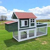 Princess Laya Chicken Coop - 6-8 Birds - Green