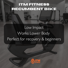 Commercial Recumbent Bike - Low Joint Impact