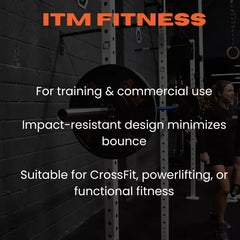 Rubber Bumper Plates With Colour Stripes