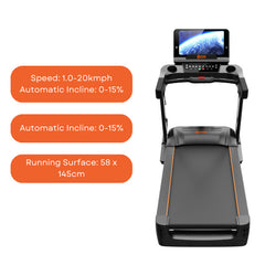 SMART Folding Treadmill with Incline T-95 - Refurbished Display Model - Fully Assembled