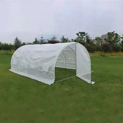 Spare 6x3m Polytunnel Plastic Cover Zip Door - Green