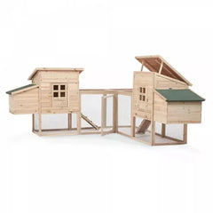 The Cluckleberry Inn Chicken Coop – 6-8 Birds - Natural Wood