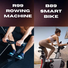 Ultimate SMART Cardio Bundle - Commercial Bike & Rowing Machine