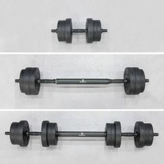 20kg Adjustable Dumbbell and Barbell Set