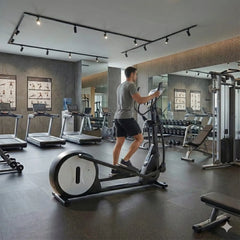 Elliptical Cross Trainer -E80 - Heavy Duty - Non Slip Pedals