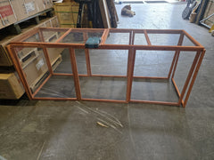 210cm x 66cm Wooden Hen run - Old Stock