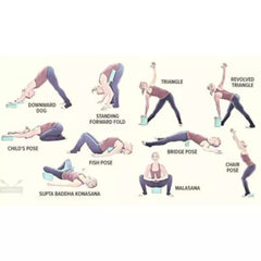 High-Density Foam Yoga Brick | Non-Slip Support Block for Posture, Stretching & Pilates