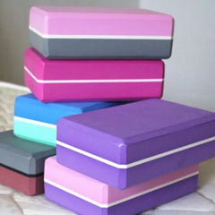 High-Density Foam Yoga Brick | Non-Slip Support Block for Posture, Stretching & Pilates