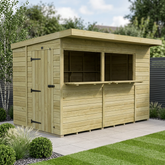 10ft x 6ft Premium Timber Bar Shed – The Ultimate Garden Entertaining Space