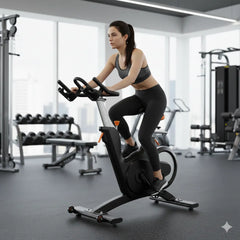 Commercial Magnetic Exercise Bike with 13kg Flywheel –150KG Max Weight - Smooth & Silent Indoor Cycling Trainer