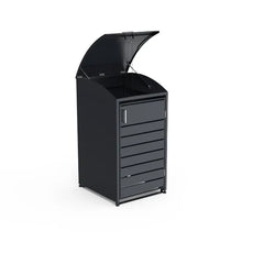 4 Bay Curved Cresent Bin - Premium