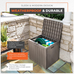 Plastic Storage Box 118L – Weatherproof, Durable
