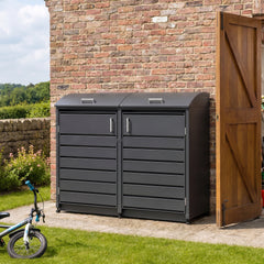 2 Bay Curved Cresent Bin - Premium